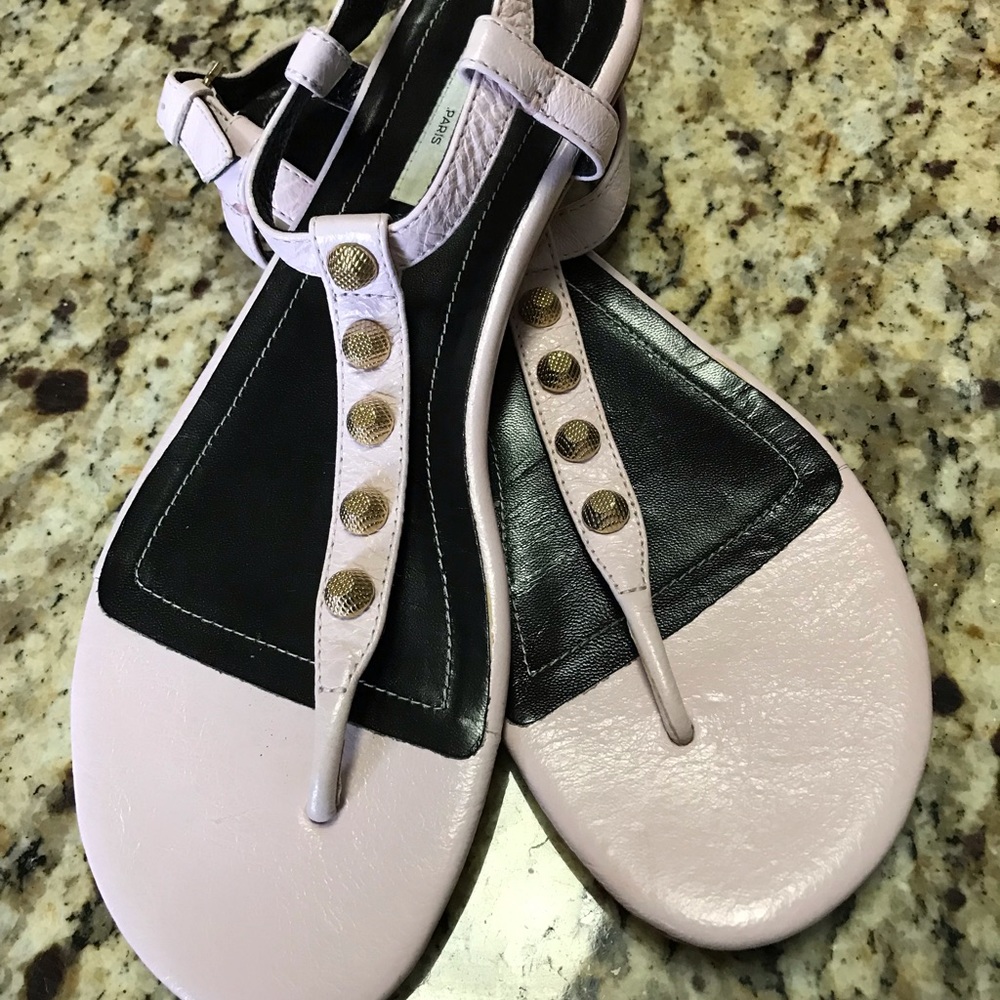 Balenciaga paris thong sandal